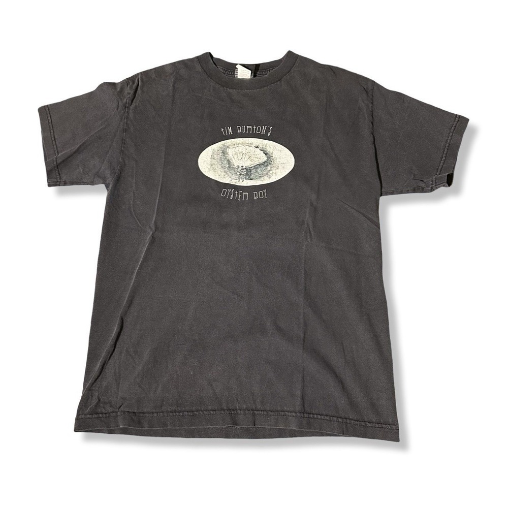 Dark Horse Tim Burton Oyster Boy Men Medium Black Excellent Y2K Movie Promo Tee